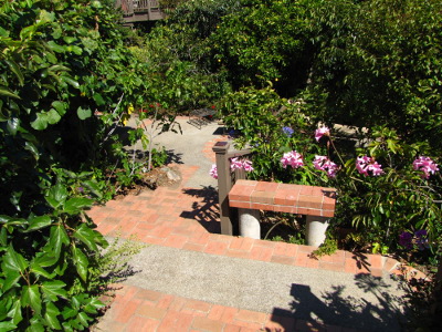 Forest garden entrance