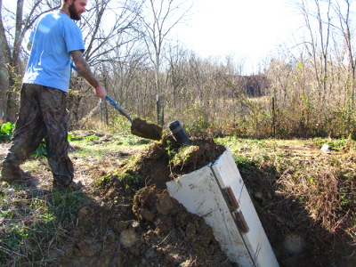 Bury root cellar