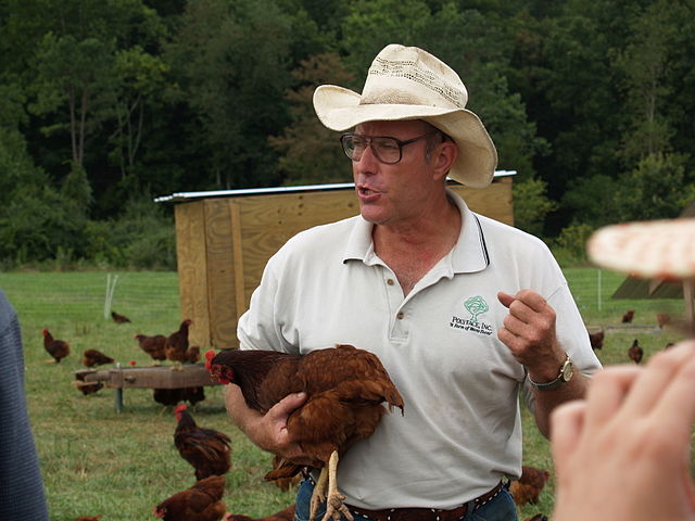 Salatin preaching