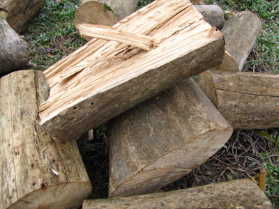 Hard-to-split wood