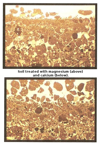 Calcium and magnesium in soil