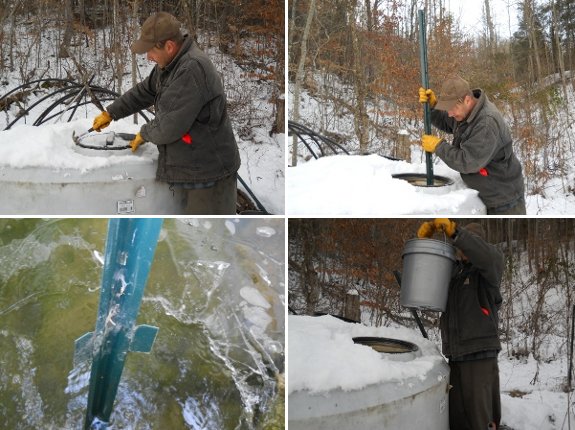 a lot easier than carrying a bucket from the creek!