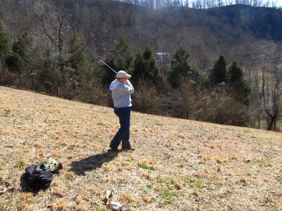 Pasture golfing