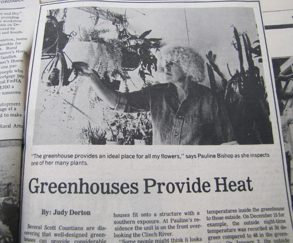 Greenhouses provide heat