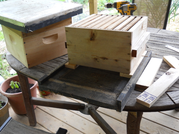 Cobbled together hive