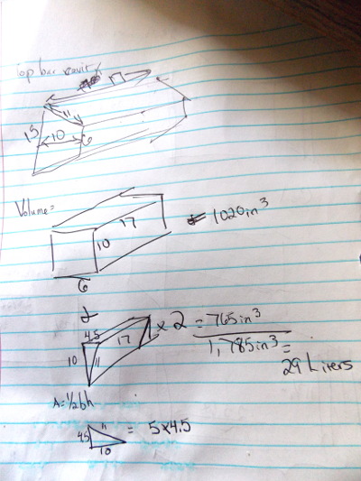 Volume calculations