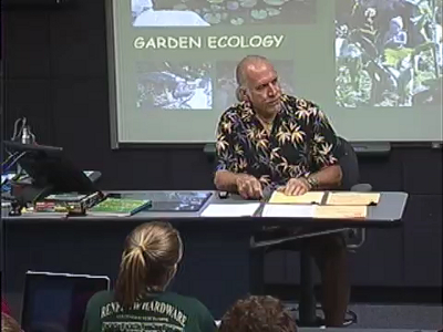 Garden ecology lecture