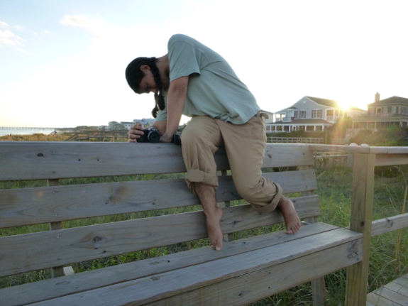 Photographer yoga