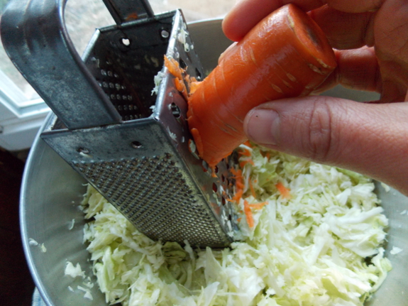 Grating for slaw