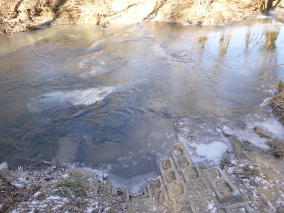 Frozen creek