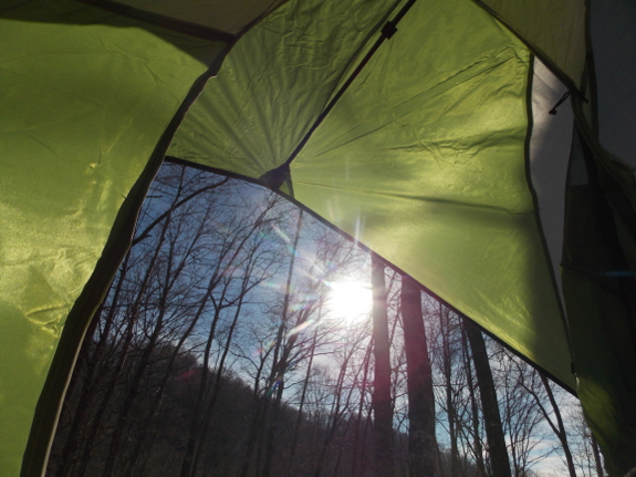 Winter camping