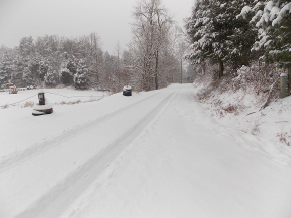 Snow on the road