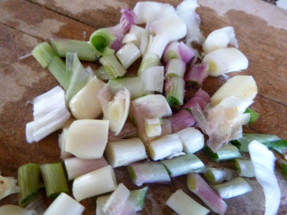 Chopped green onions