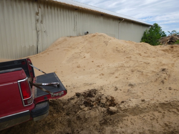 A big old pile of sawdust