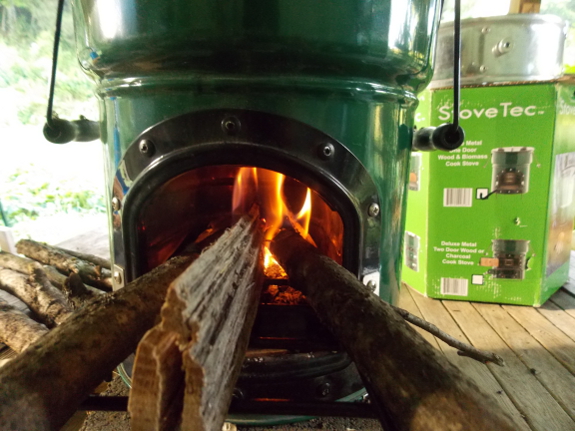 Stovetec rocket stove