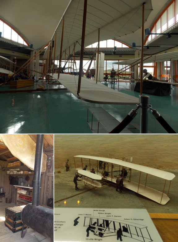 Wright Brothers memorial photo collage