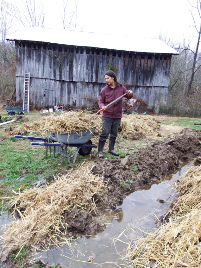 Mulching with deep bedding