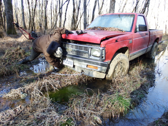 Stuck truck yoga