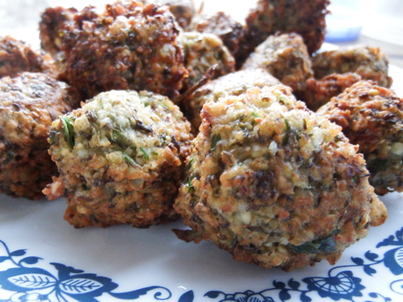 Mung bean falafels