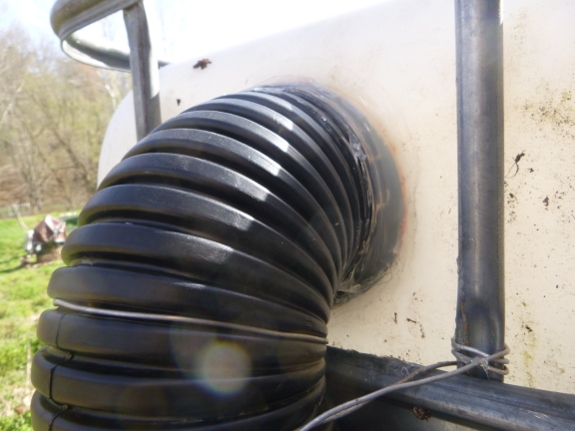 IBC overflow elbow silicone seal