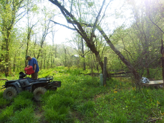 Gasing up the ATV