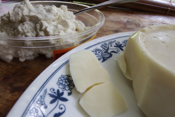 Homemade cheeses