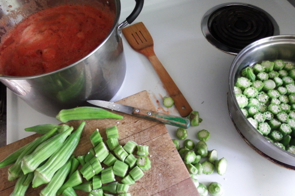 Cooking from the garden