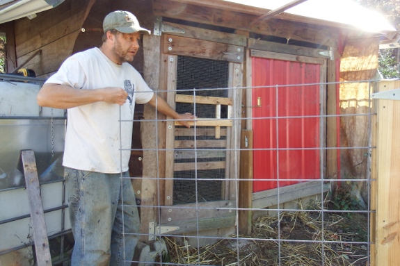 cattle panel hinge gate