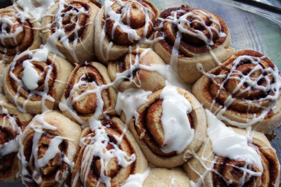 Homemade cinnamon buns