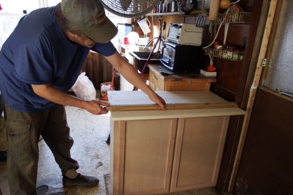 Homemade countertop