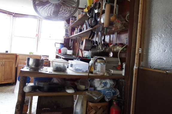 Ramshackle kitchen