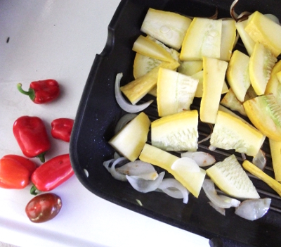 Cooking fajitas