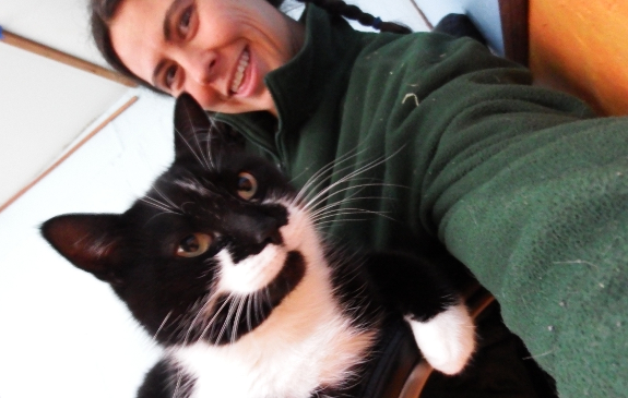 Selfie with cat