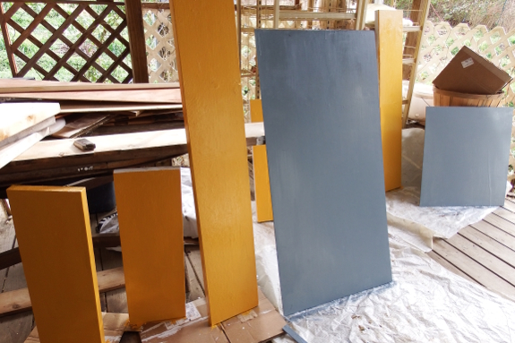Painting boards