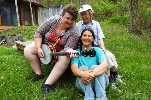 Mother and daughters