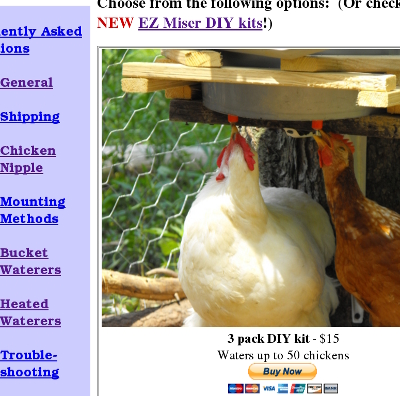 Chicken waterer sale