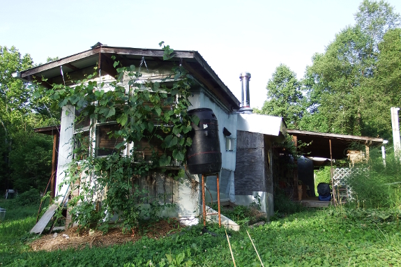 Mobile home with grapes