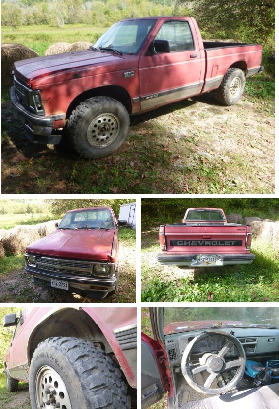Chevy S-10 for sale.