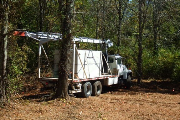 Septic tank delivery