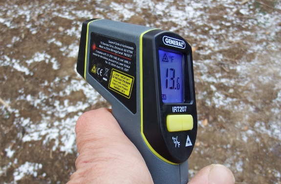 Infrared thermometer.