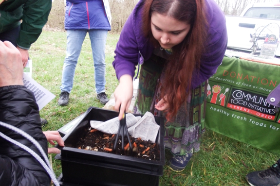 Worm bin workshop