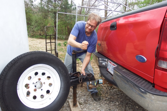 Hitching a trailer