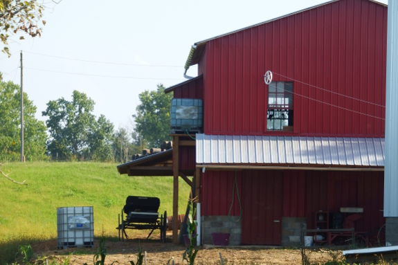 Amish rainwater collection