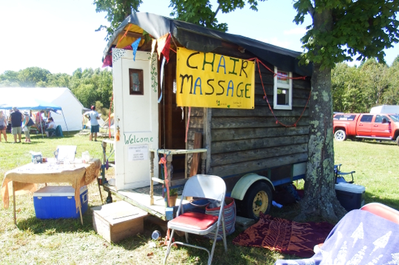 Tiny house massage