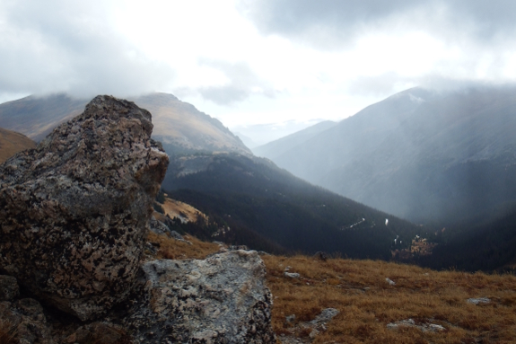 Rocky mountain peak