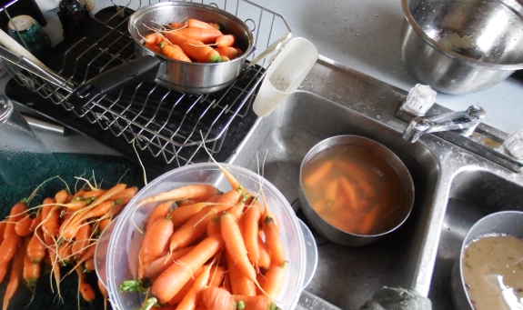 Carrot cleaning