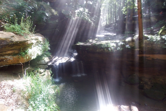 Light waterfall