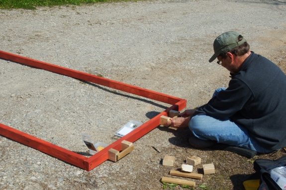 Building handles out of lumber