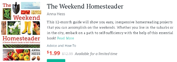 Weekend Homesteader on sale