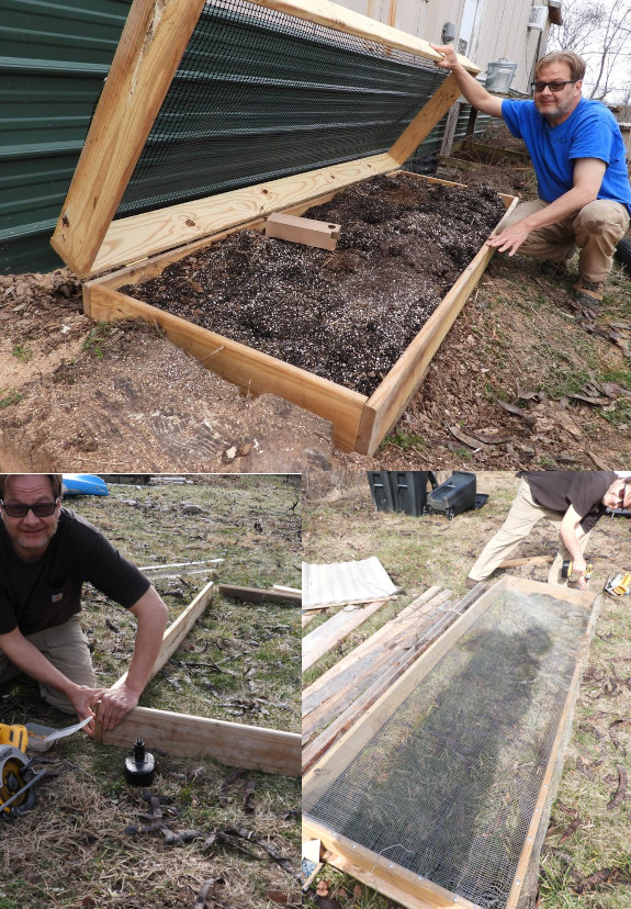 Building a chipmunk-proof garden bed